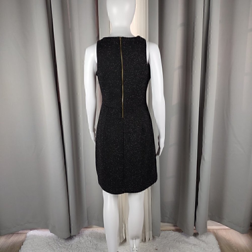 Old Navy Womens Black And White Speckled Faux Wool Knee Length Dress. Size SP - Picture 3 of 10